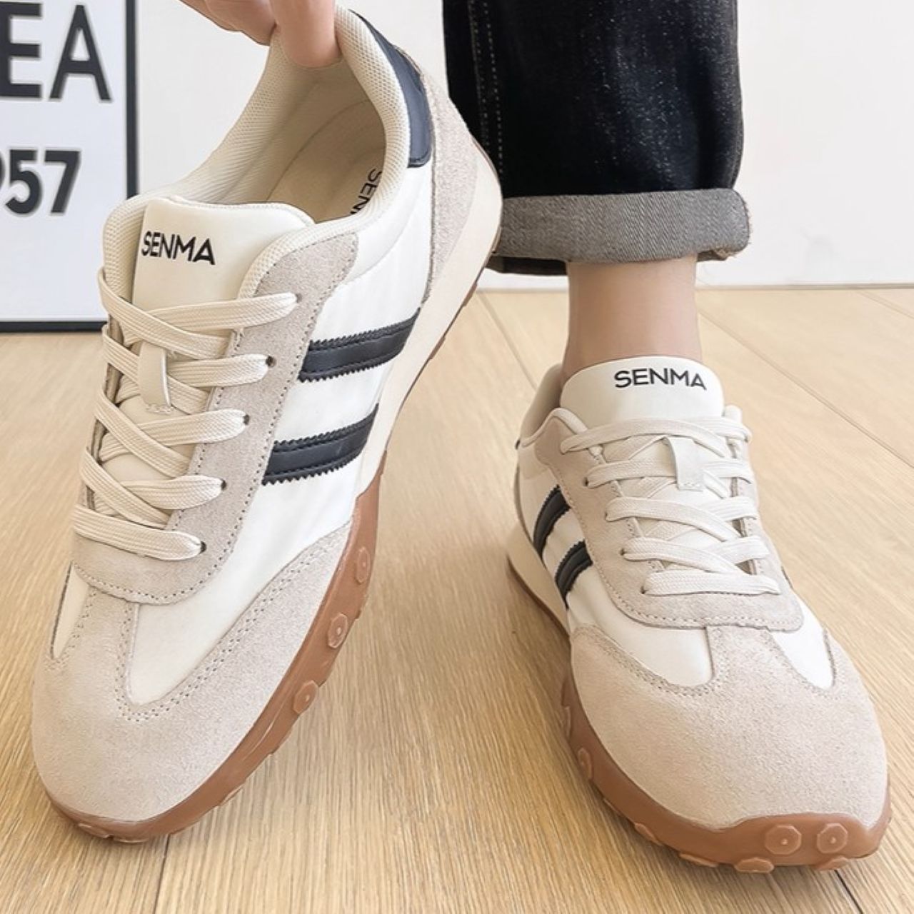 ペアルック Senmade トレーニングシューズ メンズ＆レディース スポーツカジュアル