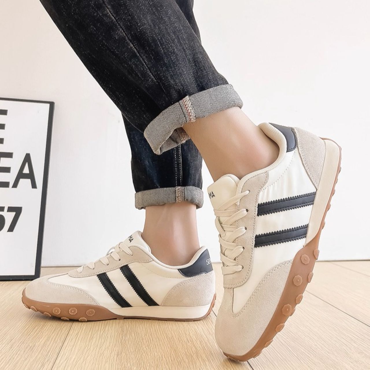 ペアルック Senmade トレーニングシューズ メンズ＆レディース スポーツカジュアル