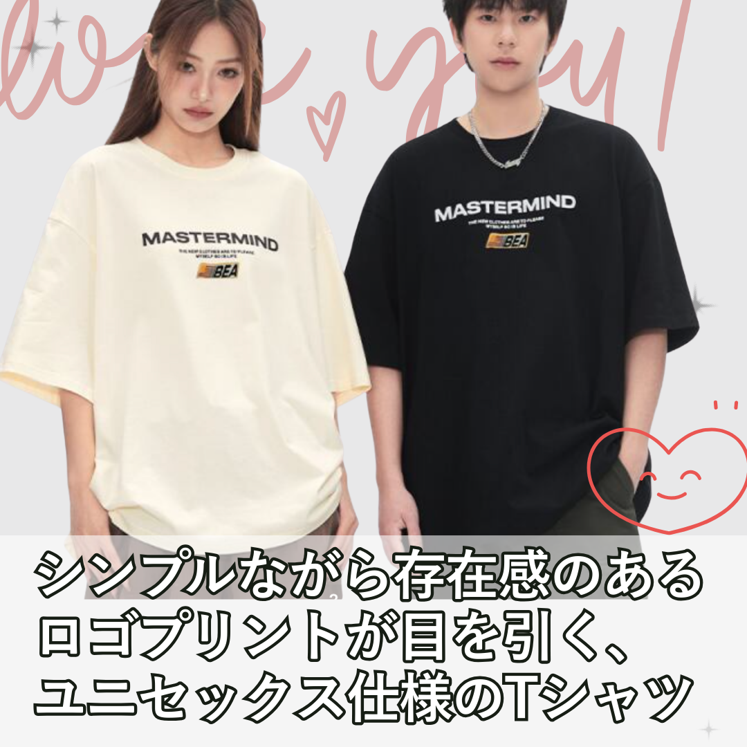 ペアルック アーバンスマート カジュアルTシャツ