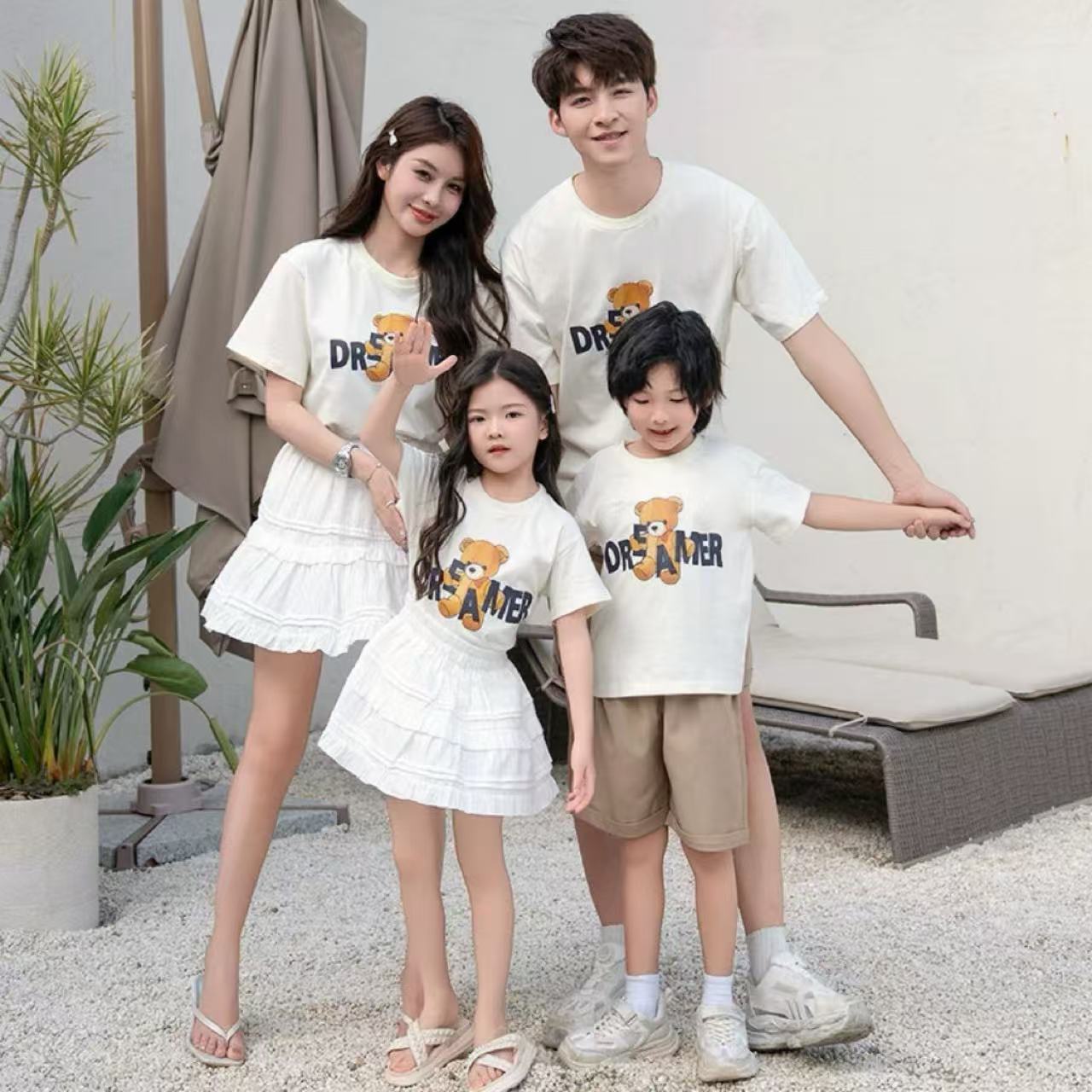親子ペアルック DREAMARベアーTシャツ